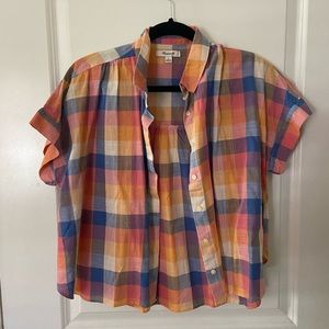 Plaid Madewell button up